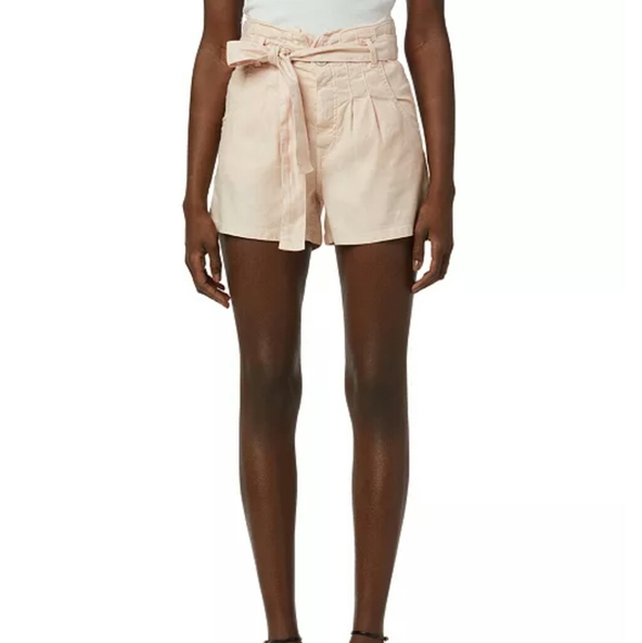 Hudson Jeans Pants - -NWT- Hudson Jeans Linen Blend Paperbag Shorts 30